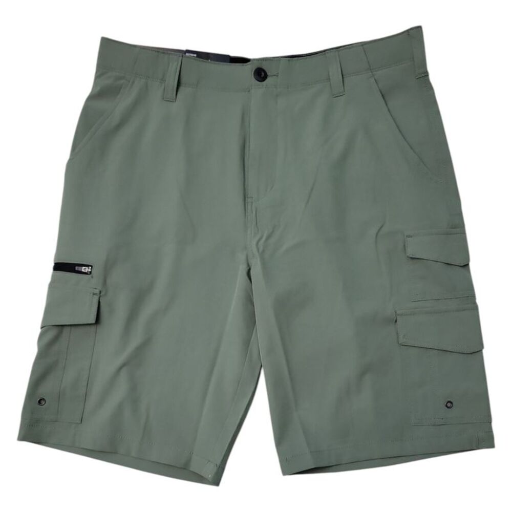 Cactus - IRON Clothing Men's Flex Waistband Stretch Hybrid Multi Pocket Cargo Sh